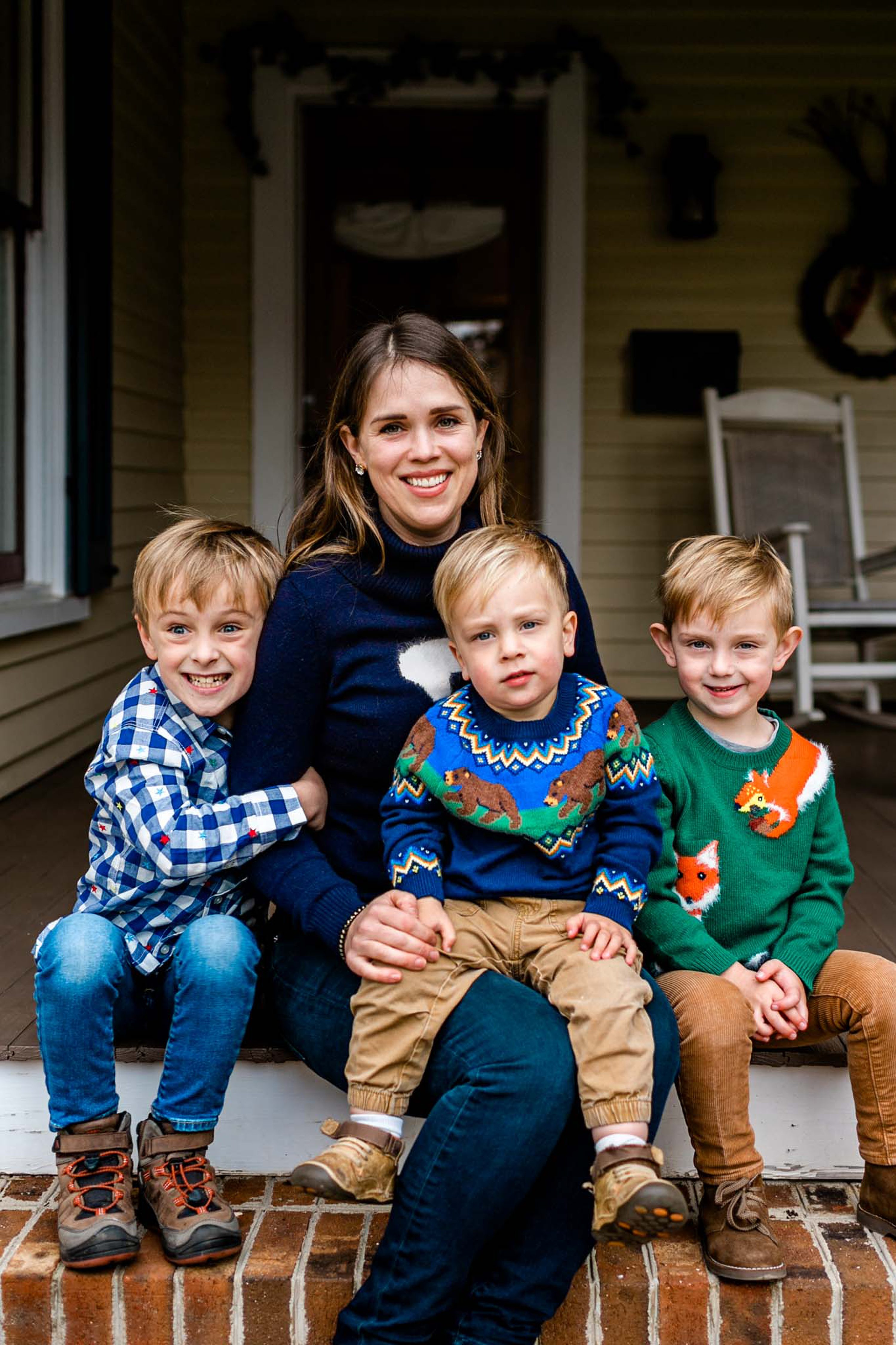 G. Lin Photography,Hillsborough Family Photographer,Durham Family Photographer Holiday Family Photos,Fall Family Photo