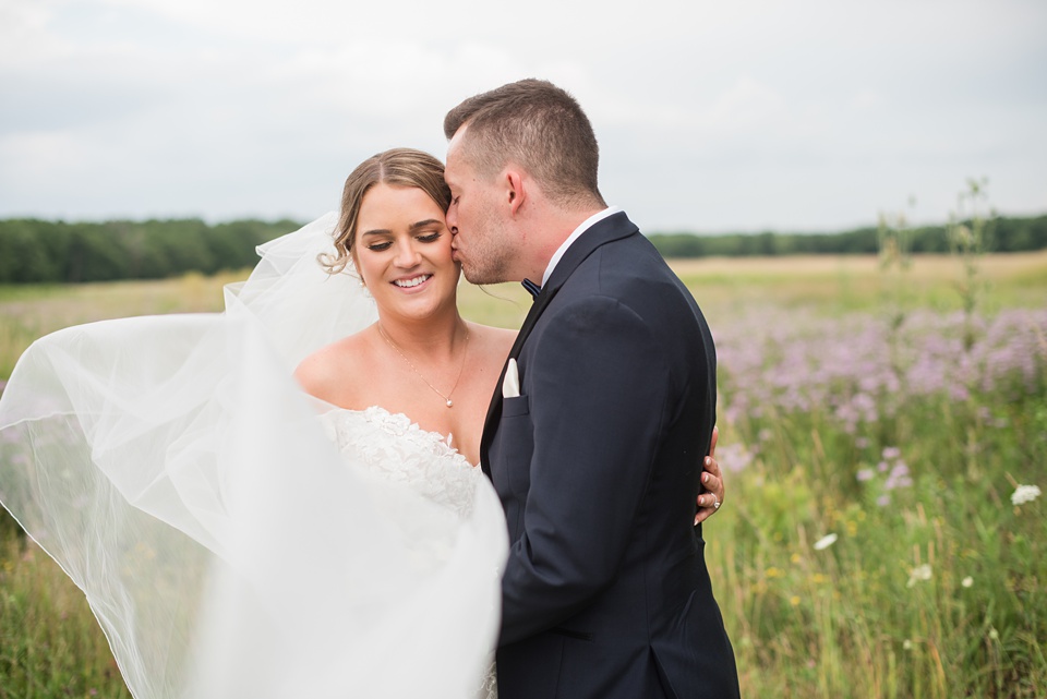 Bride and Groom Wedding Portraits,Summer Wedding