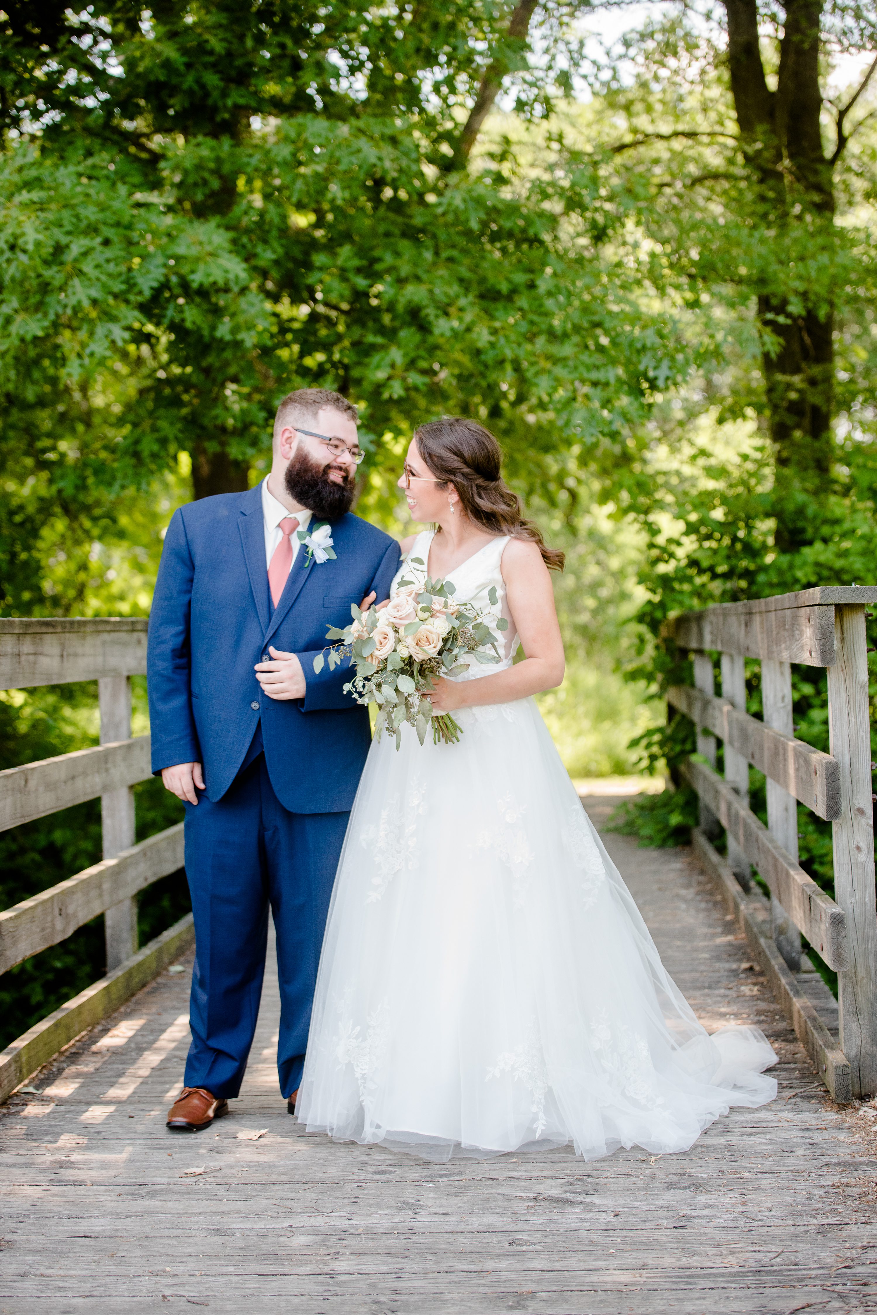 Example Shoot Title Tag first look in schererville,northwest indiana bride and groom