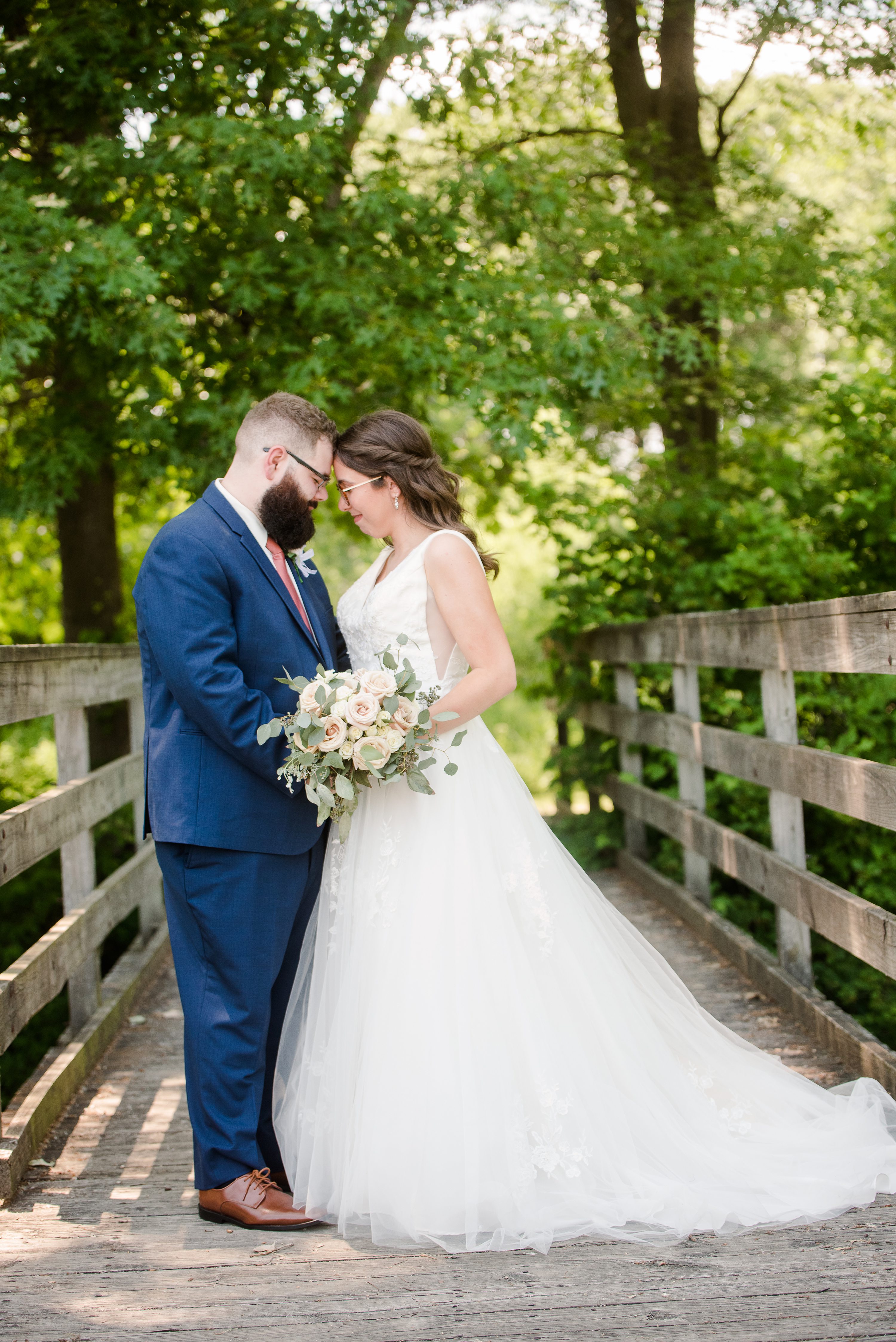 Example Shoot Title Tag first look in schererville,northwest indiana bride and groom