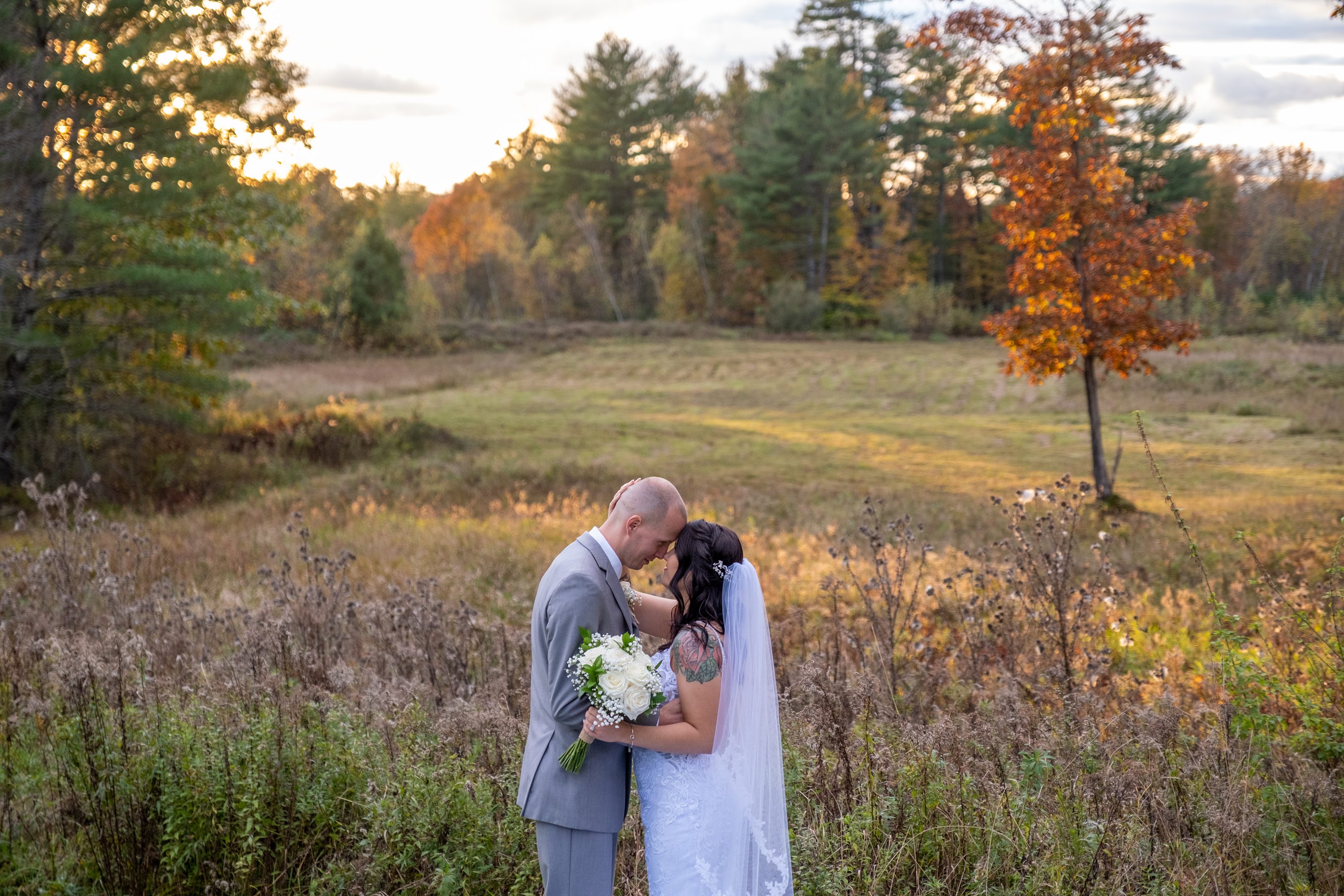 Kayla + Matt | A Very Touching Autumn Wedding at Dell-Lea | NH Images  Photography + Video