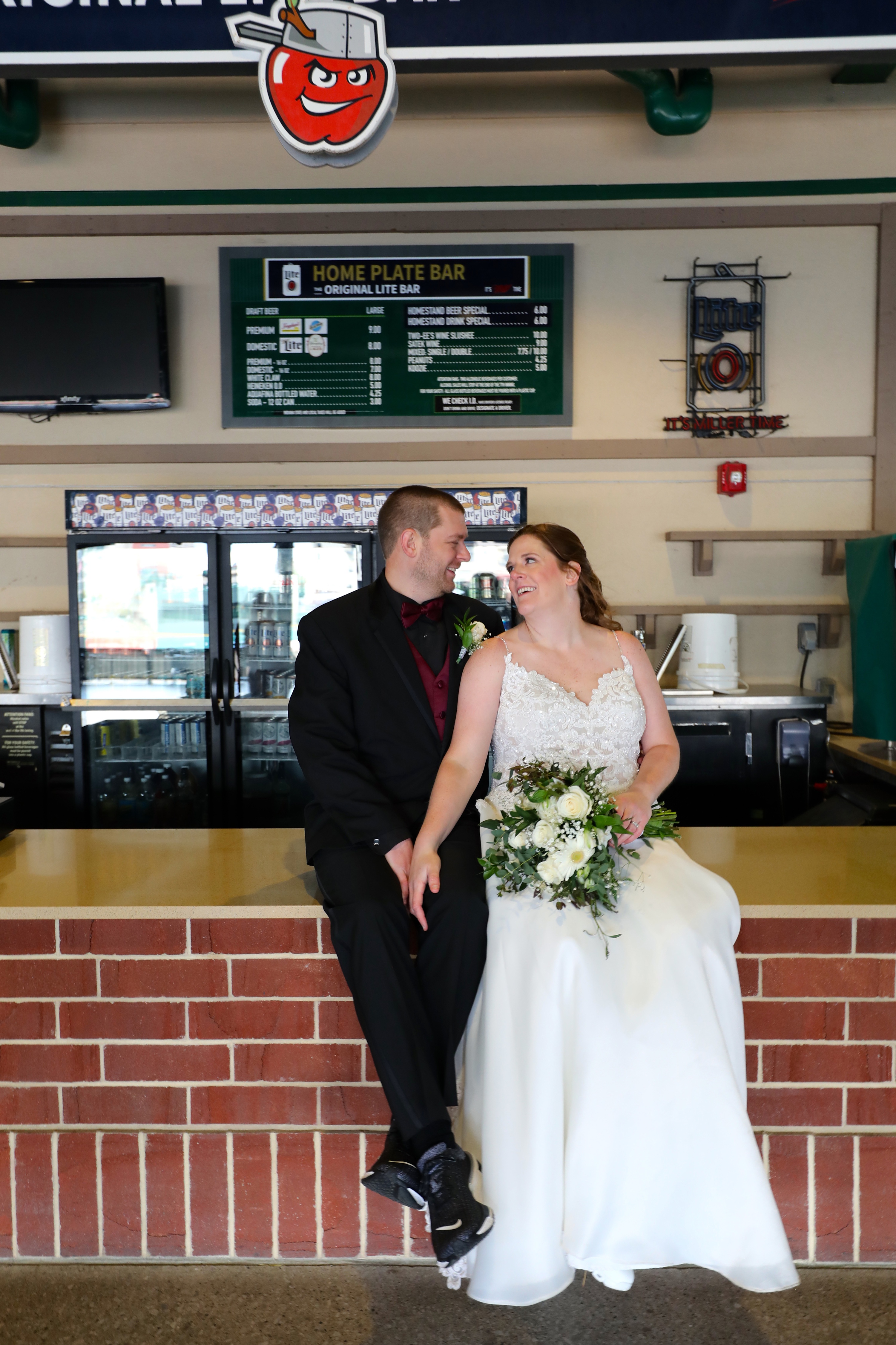 Holly Raney Classy Fall Wedding at Fort Wayne’s Parkview Field | abigailsaalfrank.com