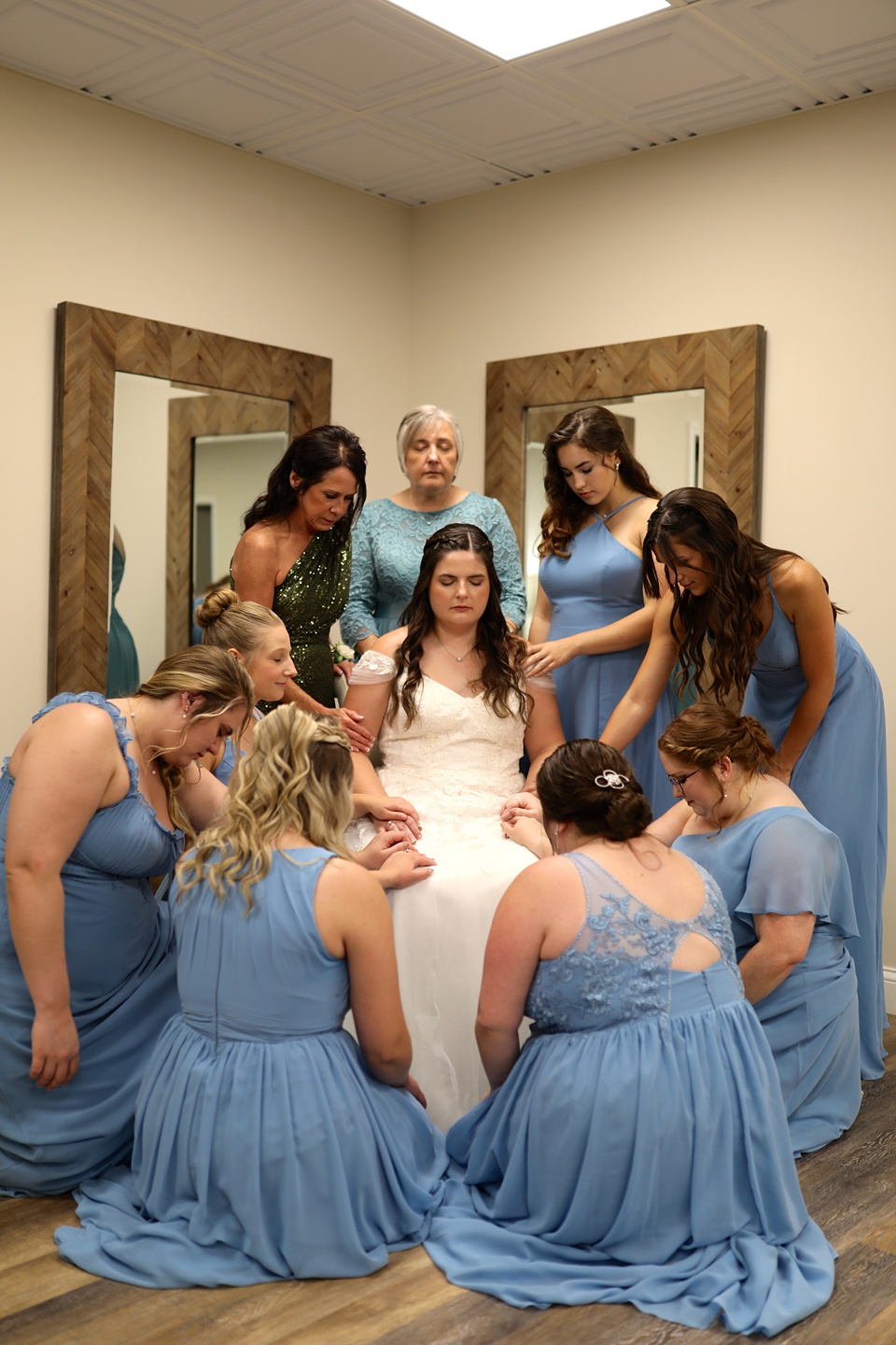 Cool Toned Rainy Late Summer Wedding at Kruze Plaza