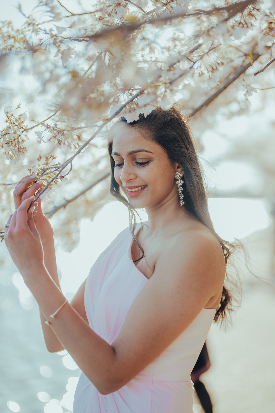 Blossoming Love: Embracing Warmth in Washington D.C.'s Chilly