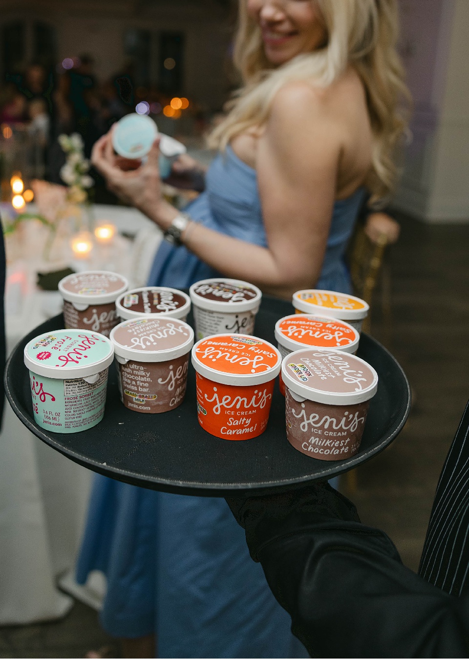  the bridesmaids were adorned with trending umbrellas, where the bride and groom personally served slices from their custom pizza boxes. It was a delightful and unexpected treat that added a unique touch to the celebration.

Grand Exit and Newlywed Getaway:
As the evening drew to a close