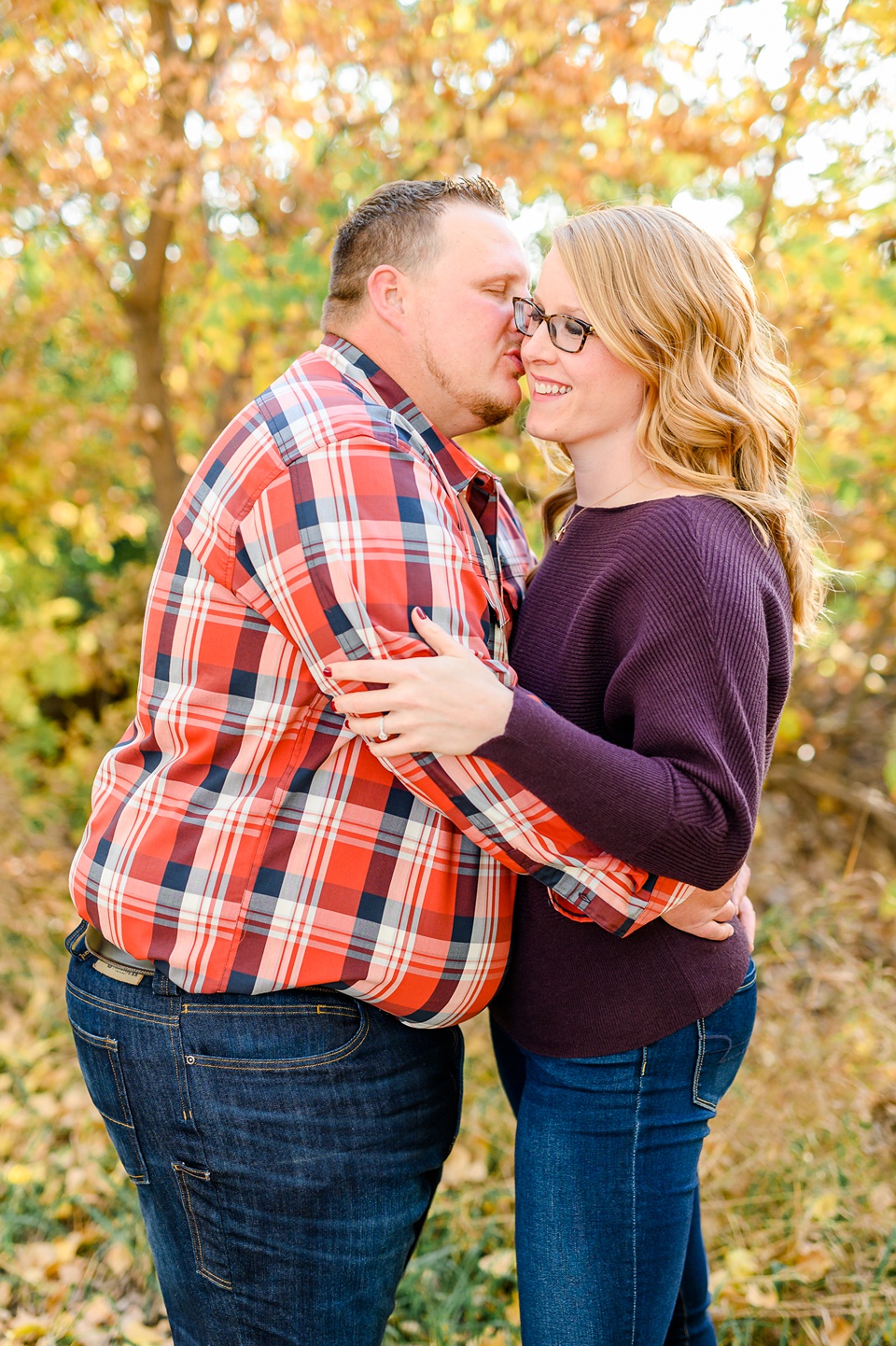 nd wedding photographer,fall engagement session