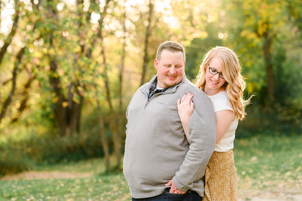 fall engagement session