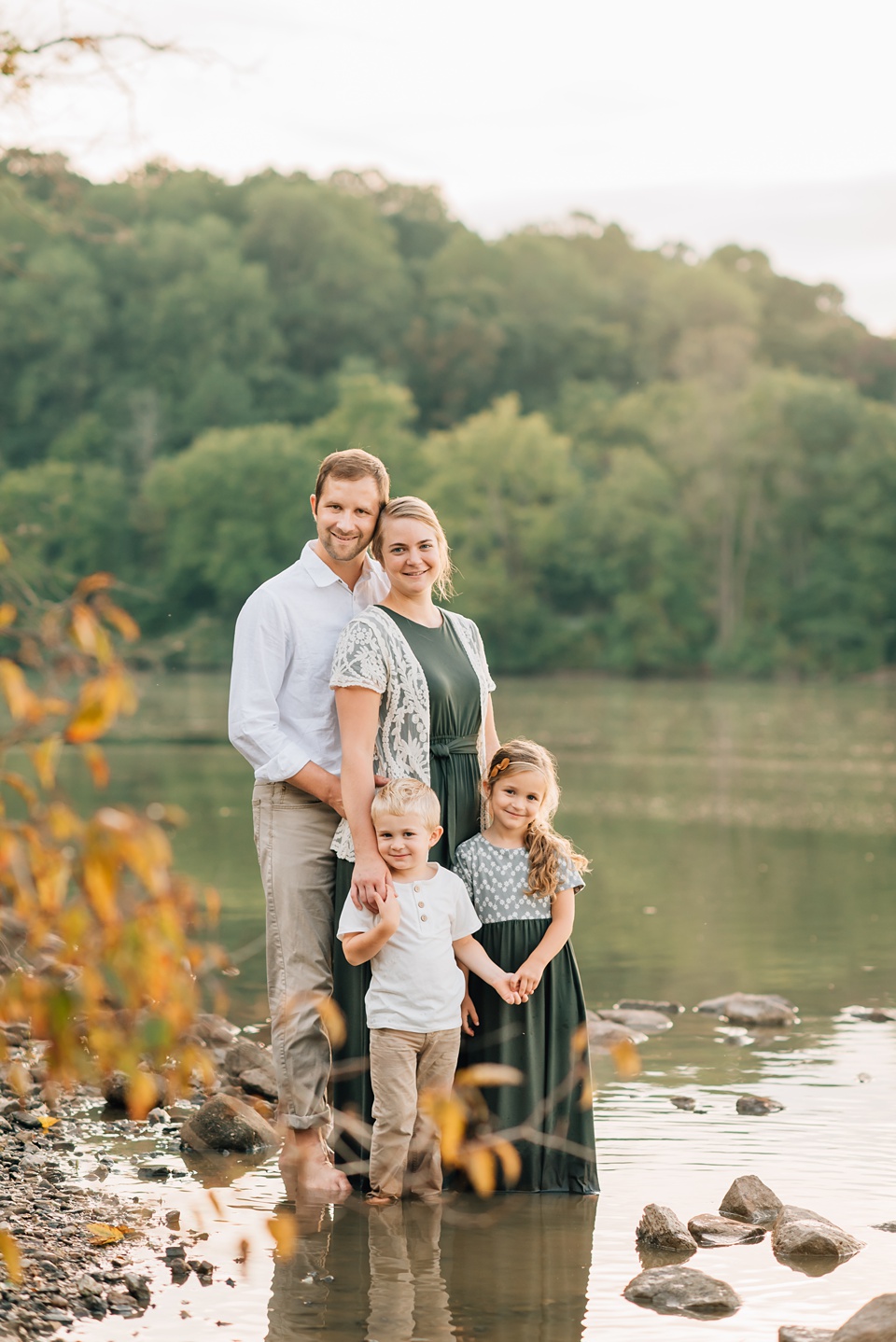 family photos by the lake,lancaster pa
