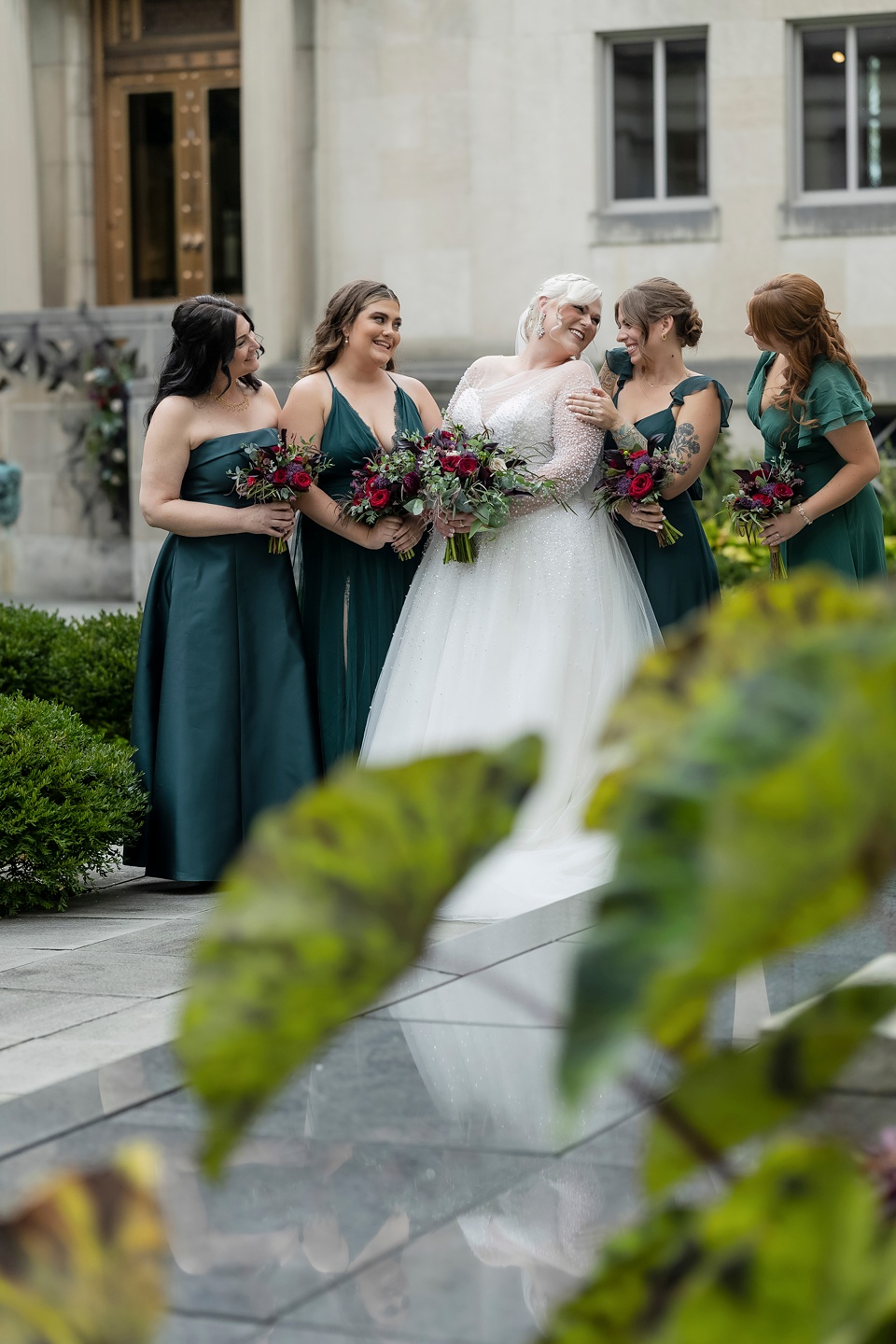 elegant coral bridesmaid dresses Helythra Elegant Pleated Slit Floor Length Chiffon Bridesmaid Dresses, Terracotta main image 0