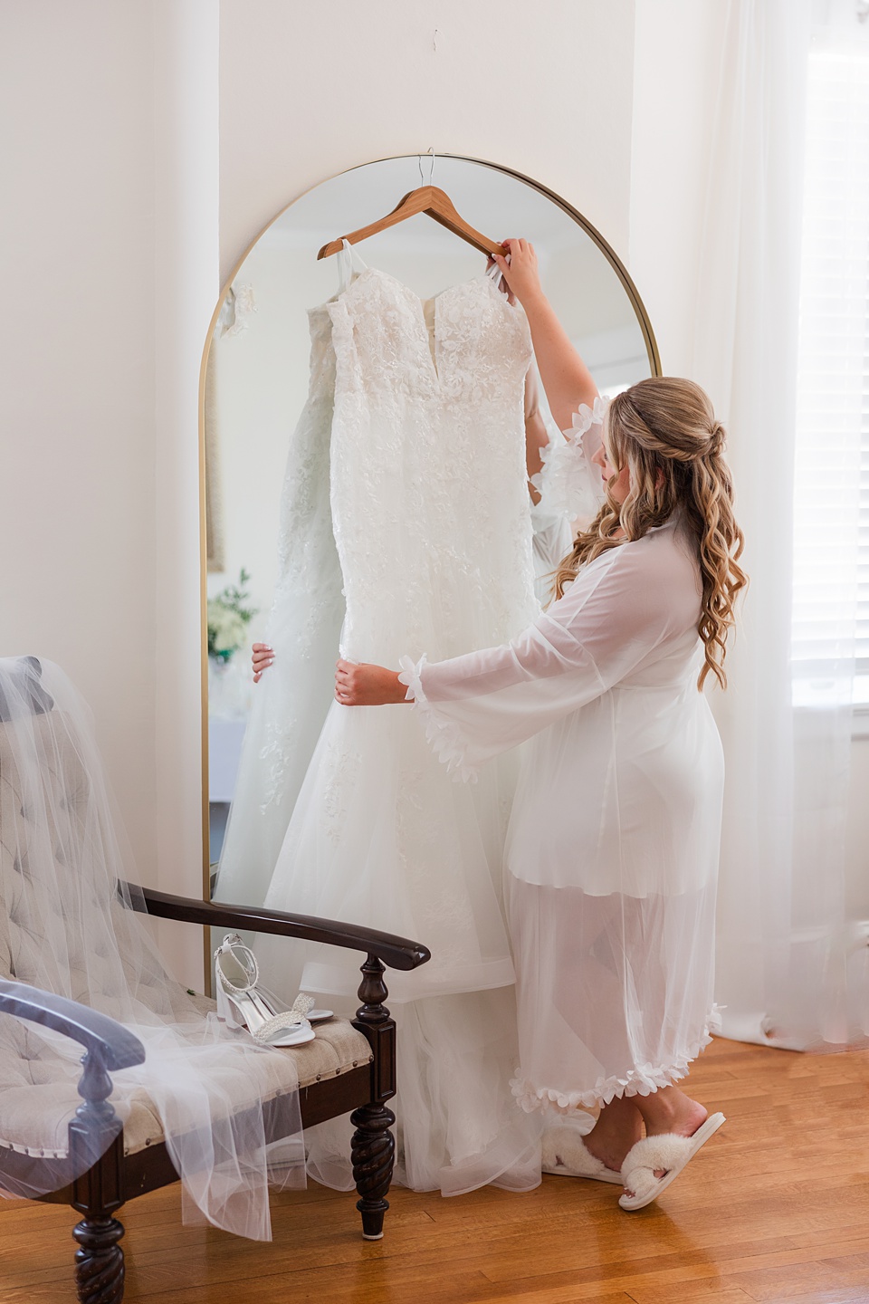 The Blanton House: A Historic Wedding Venue with Timeless Charm green and gold wedding,outdoor ceremony