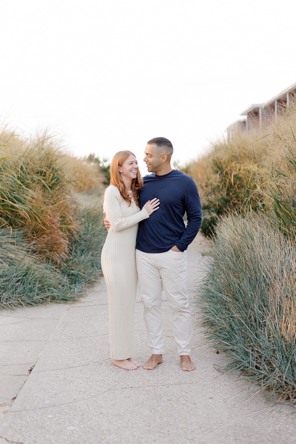 Cozy Montauk Engagement Session with Katie and Christian