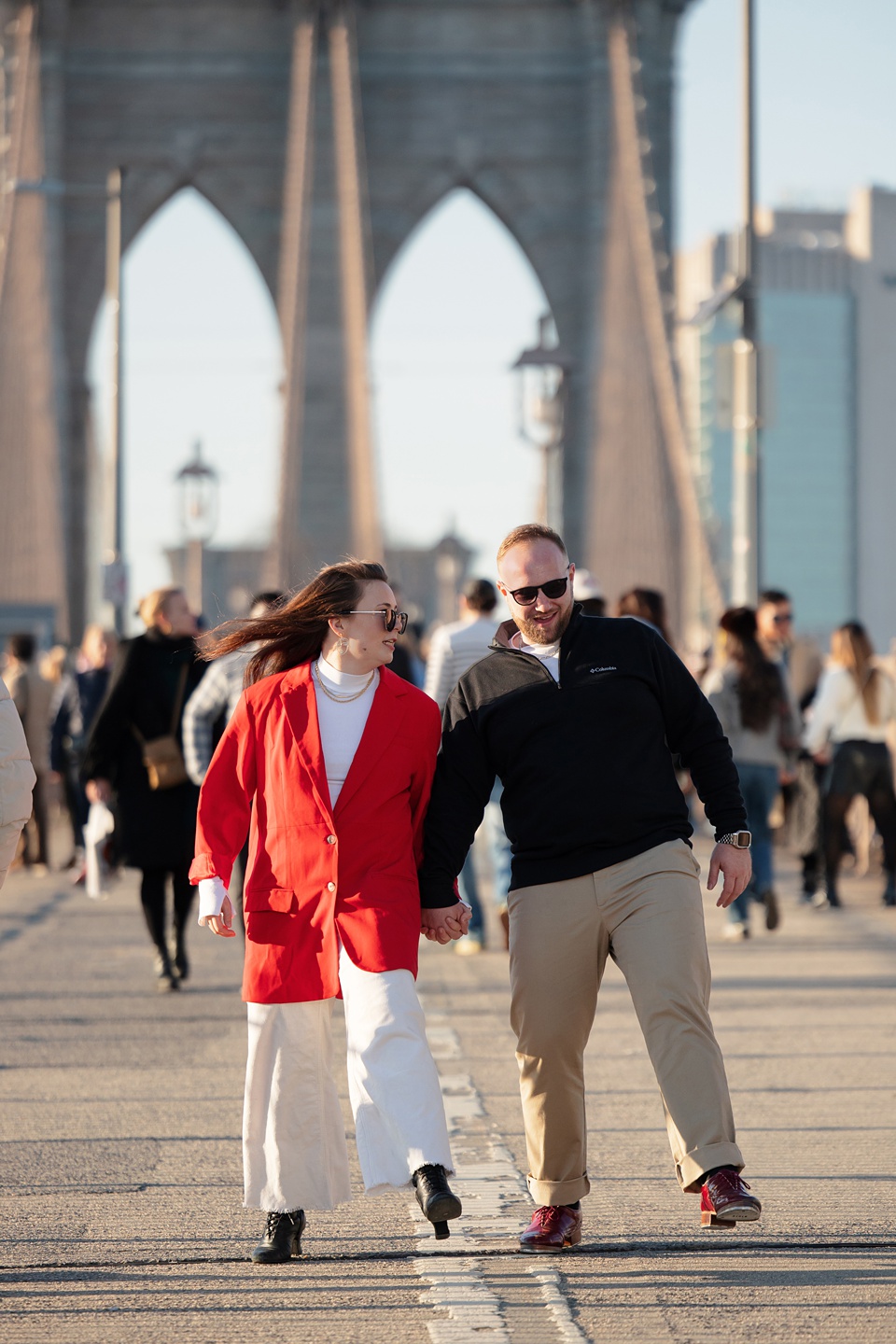 new york city,brooklyn,couple photography,brooklyn bridge