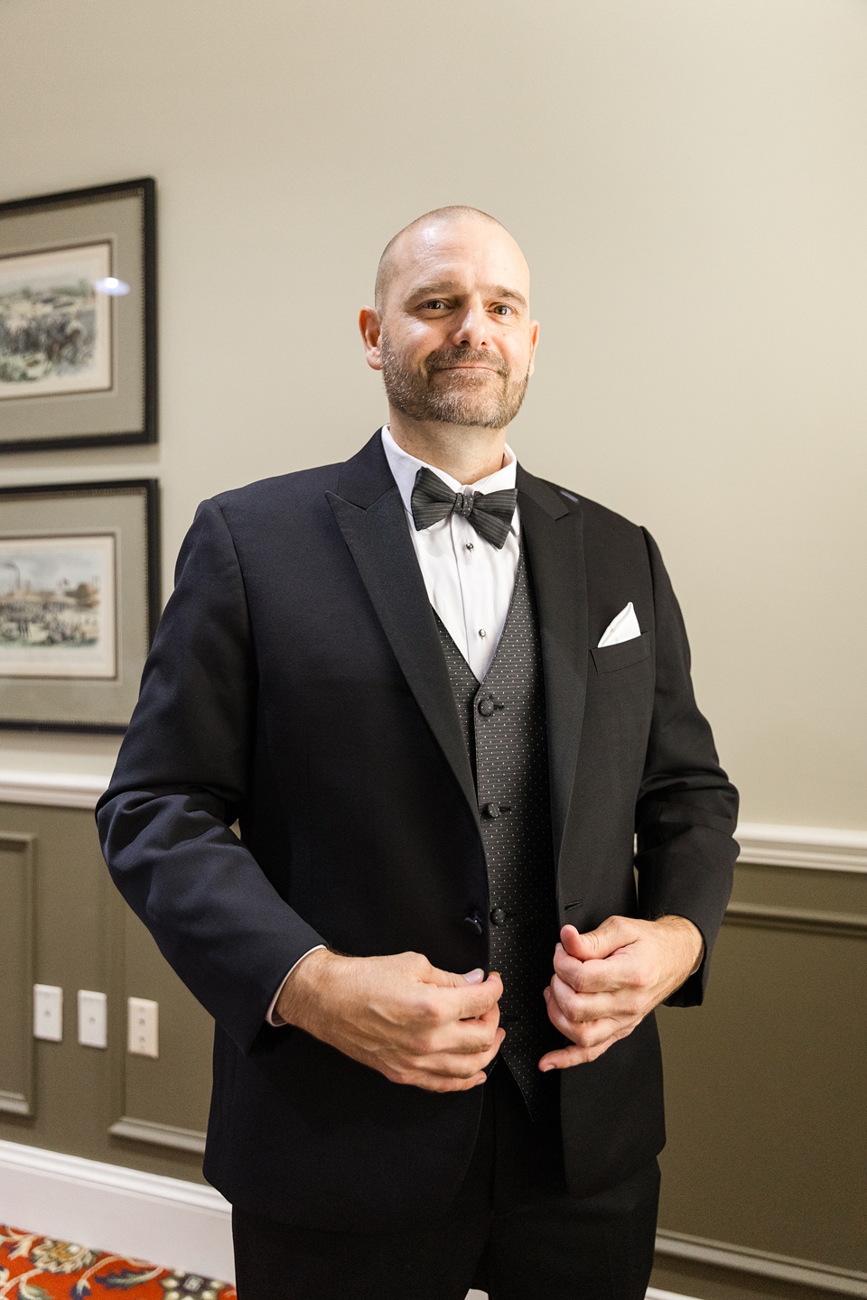 black bride white groom,