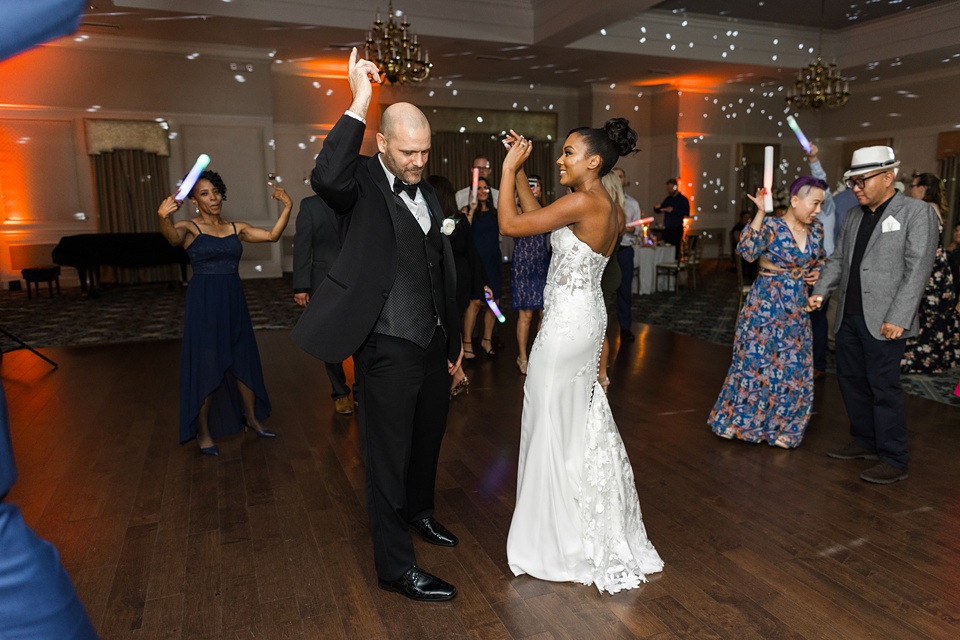 wedding,black bride white groom