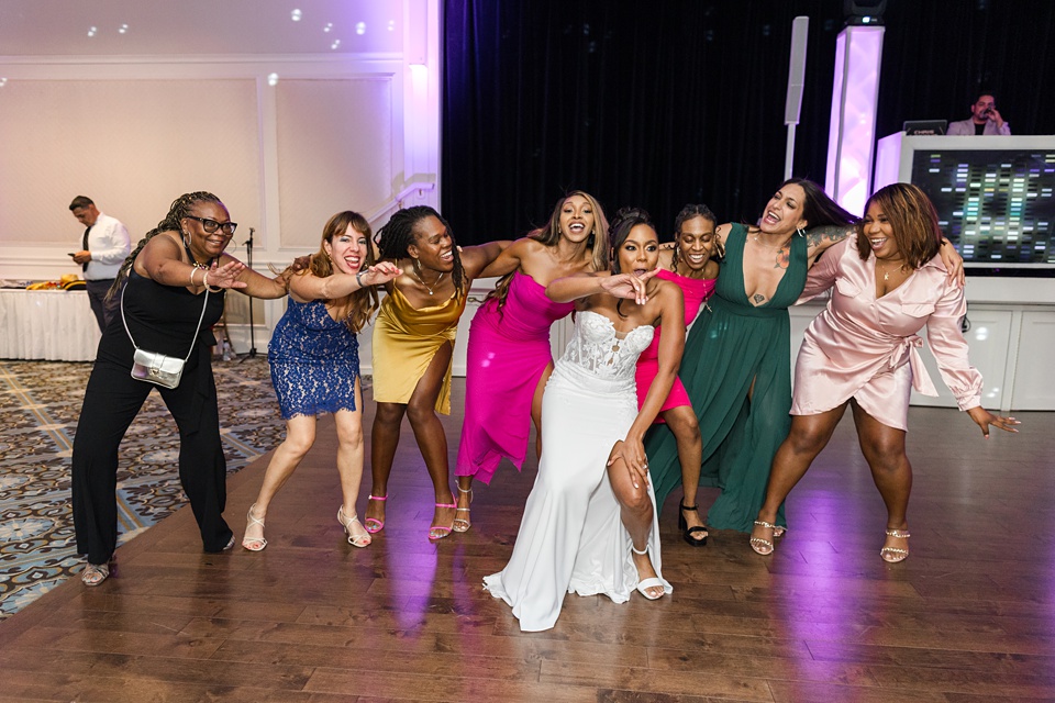 interatial wedding couple,black bride white groom