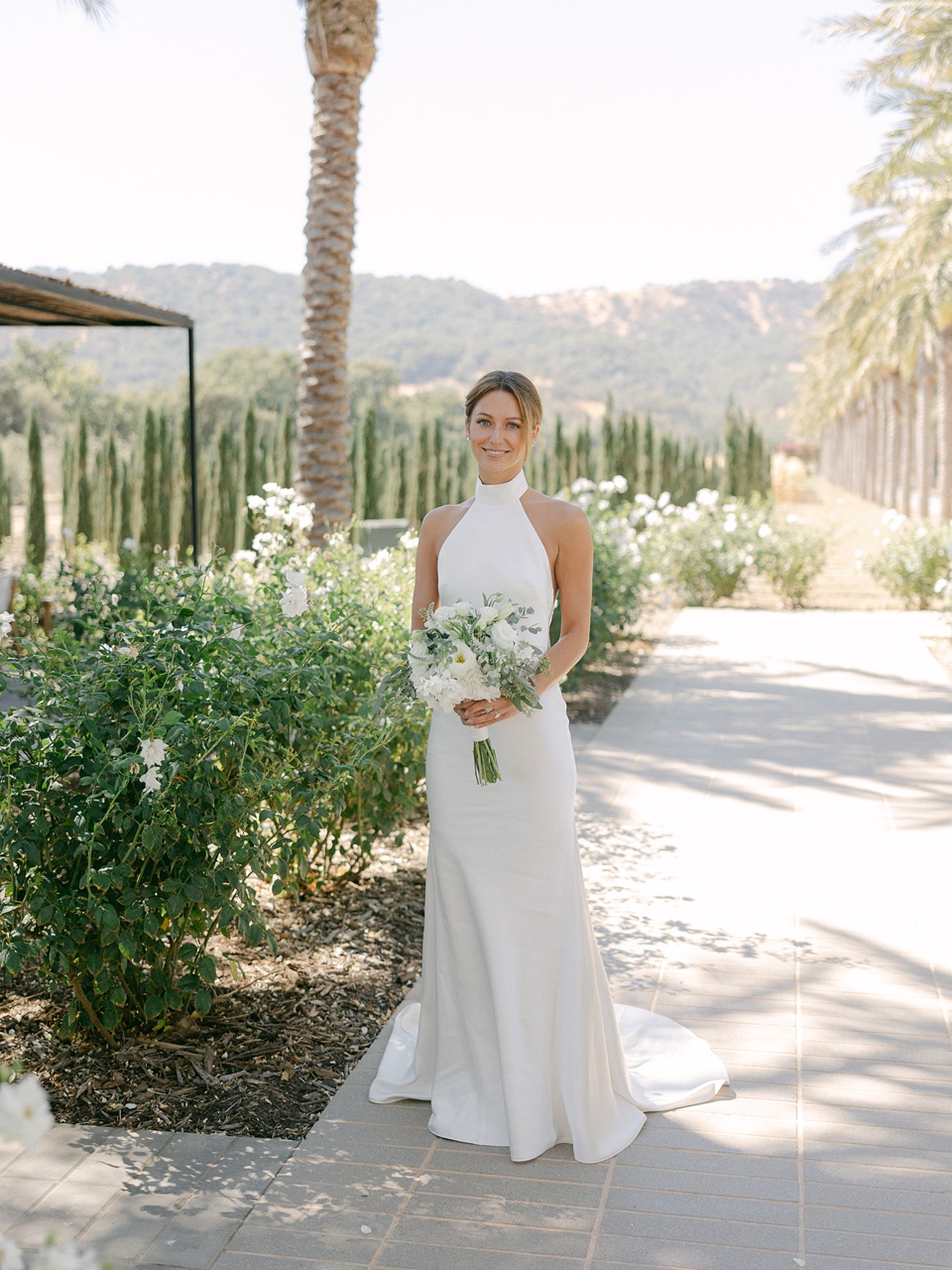 Hayley \u0026 Mark's elegant Napa wedding at Caymus Winery, image size:960x1280