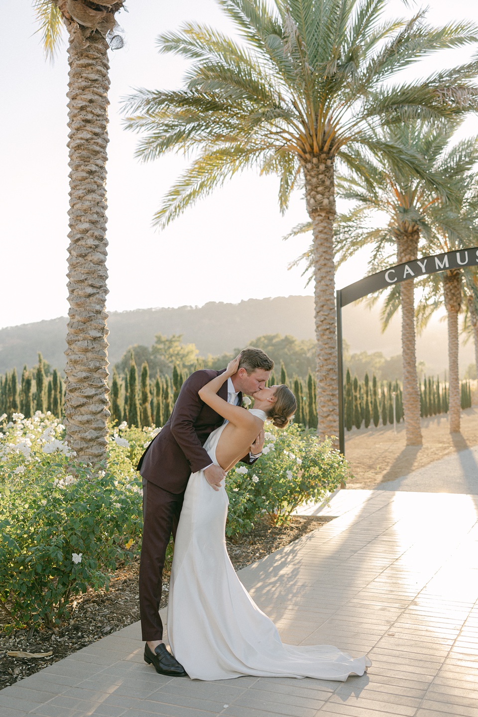 Hayley \u0026 Mark's elegant Napa wedding at Caymus Winery, image size:960x1440