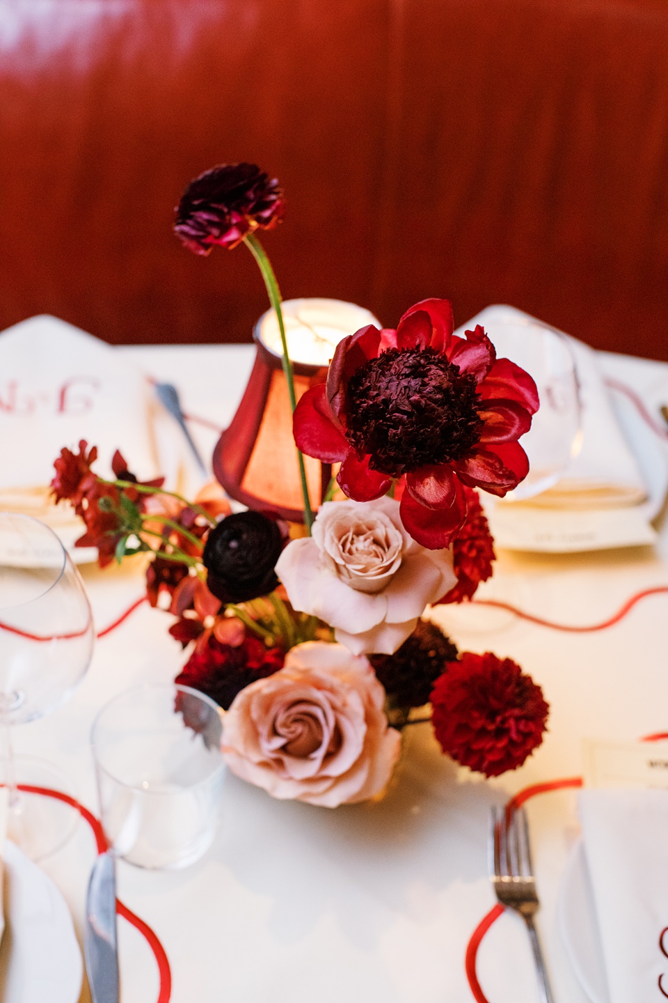 Reception at Monkey Bar with Vintage New York Vibes