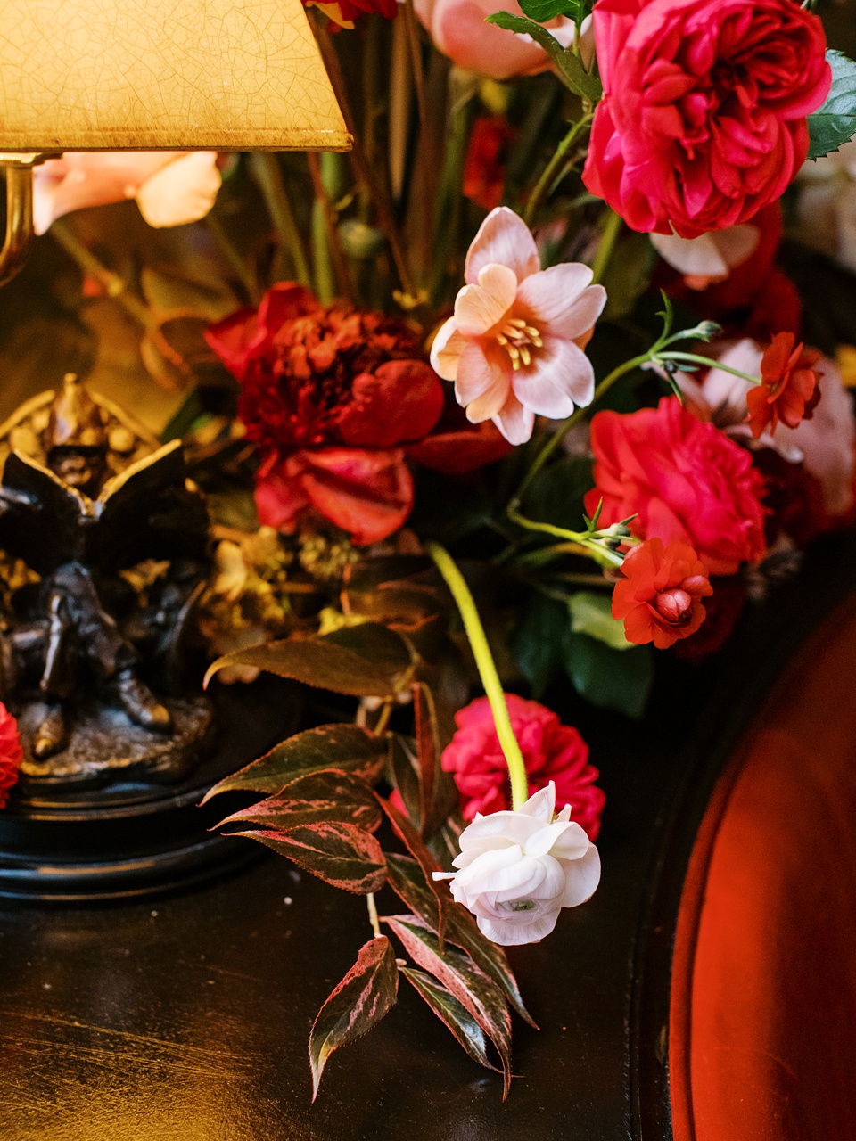 nyc stoop wedding,Reception at Monkey Bar with Vintage New York Vibes