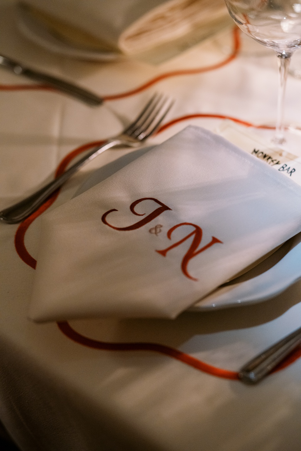 Reception at Monkey Bar with Vintage New York Vibes