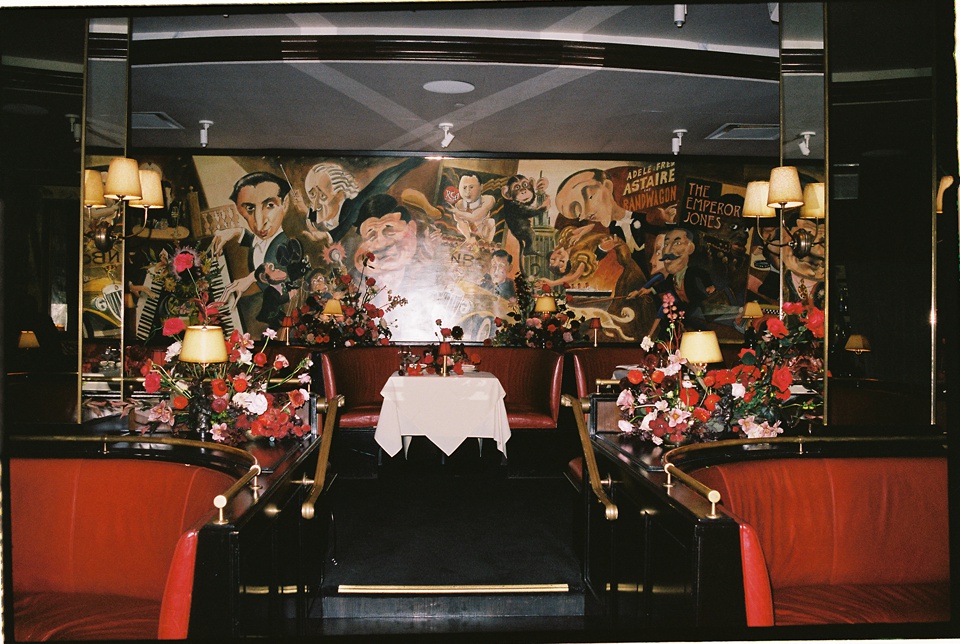 Reception at Monkey Bar with Vintage New York Vibes,nyc stoop wedding