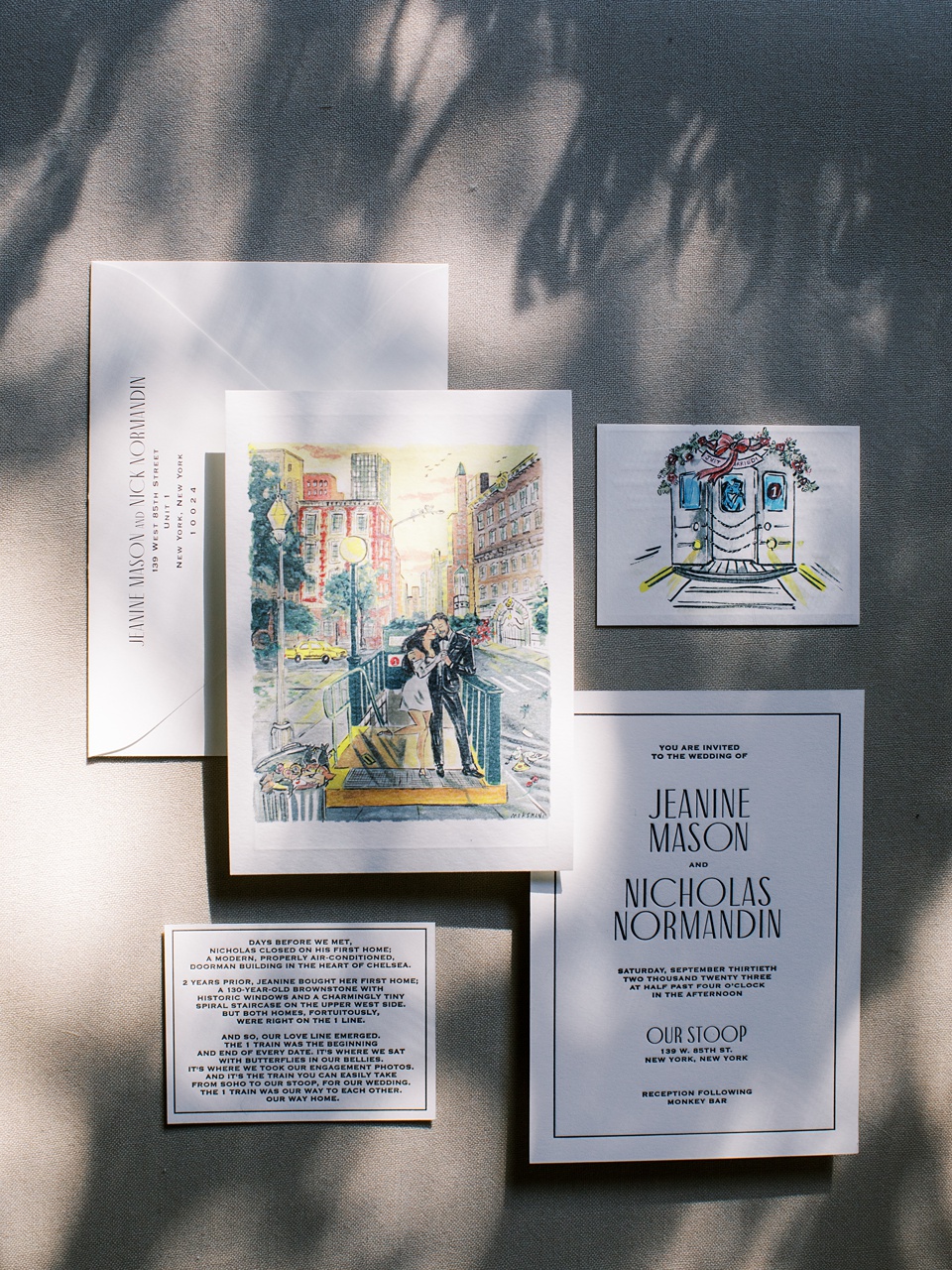 nyc stoop wedding,nyc film wedding photographer