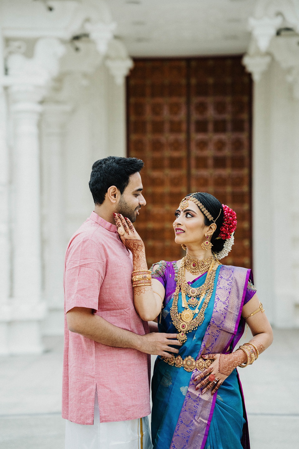 Nivi + Kousik, South Indian Wedding Livermore Hindu Temple