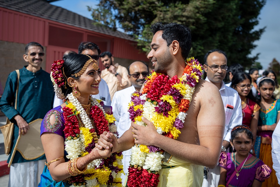 Nivi + Kousik, South Indian Wedding Livermore Hindu Temple