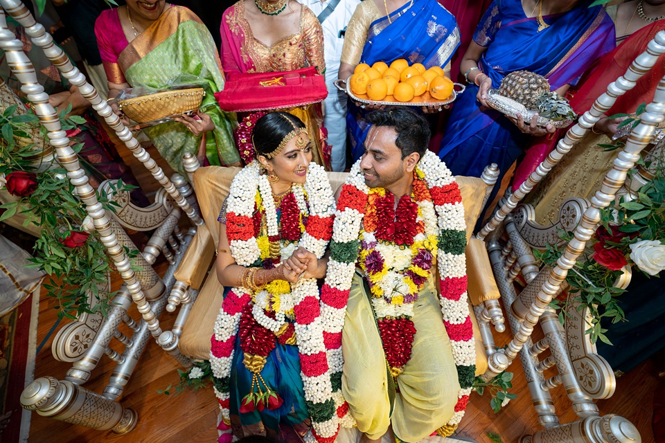 Nivi + Kousik, South Indian Wedding Livermore Hindu Temple