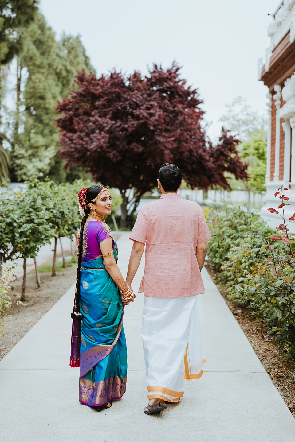 Nivi + Kousik, South Indian Wedding Livermore Hindu Temple