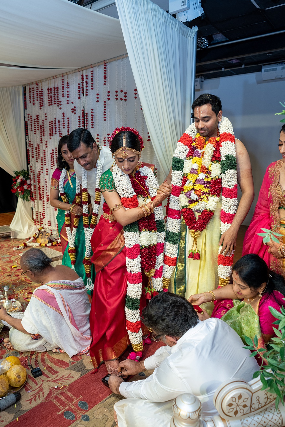 Nivi + Kousik, South Indian Wedding Livermore Hindu Temple