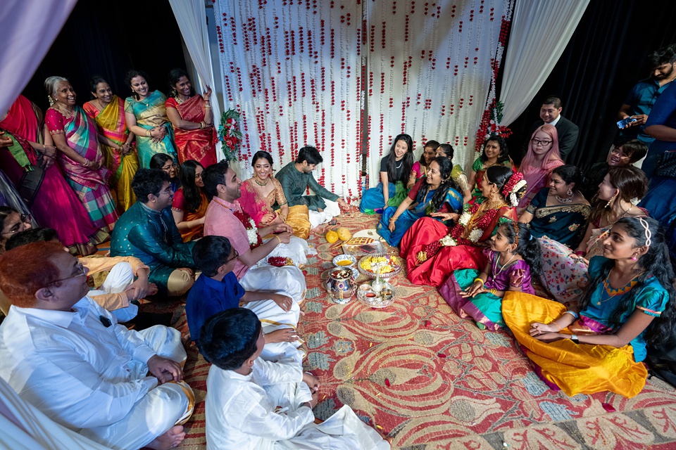 Nivi + Kousik, South Indian Wedding Livermore Hindu Temple