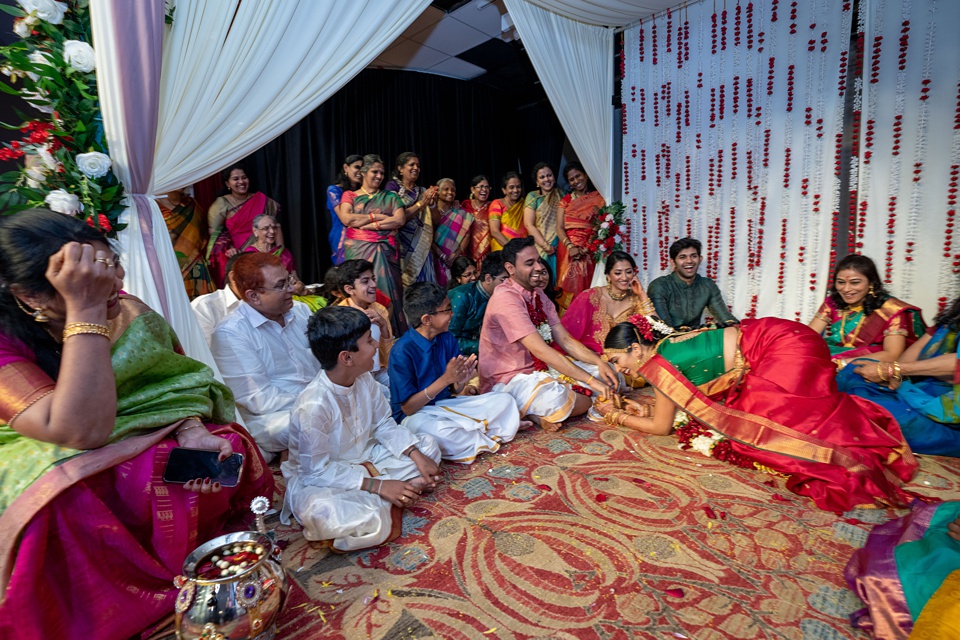 Nivi + Kousik, South Indian Wedding Livermore Hindu Temple