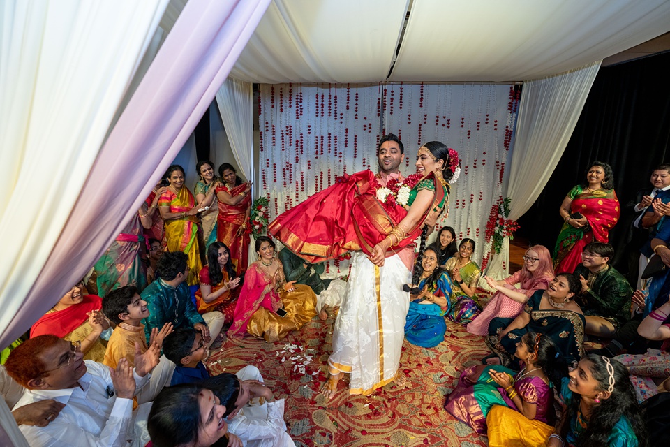 Nivi + Kousik, South Indian Wedding Livermore Hindu Temple