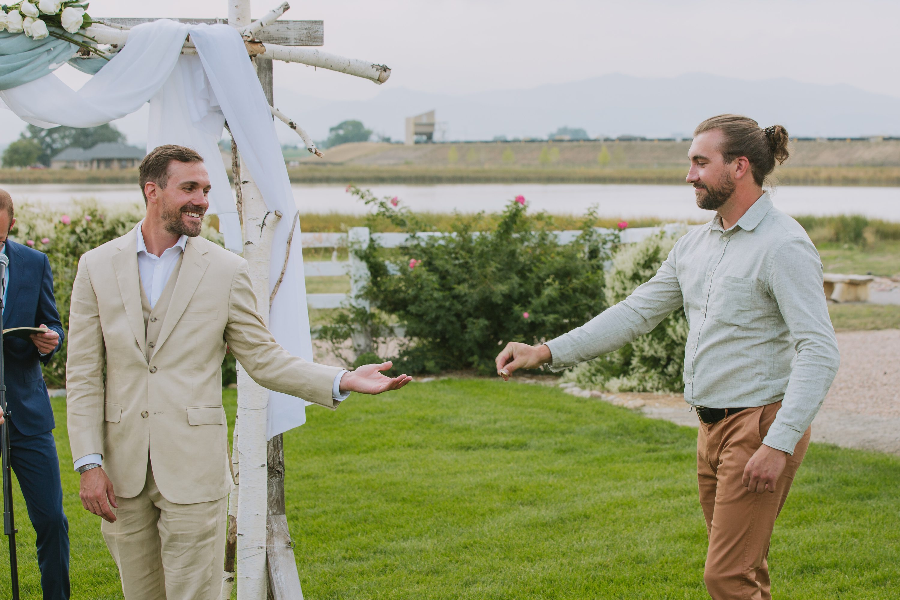 wedding rings,wedding ceremony,outdoor wedding