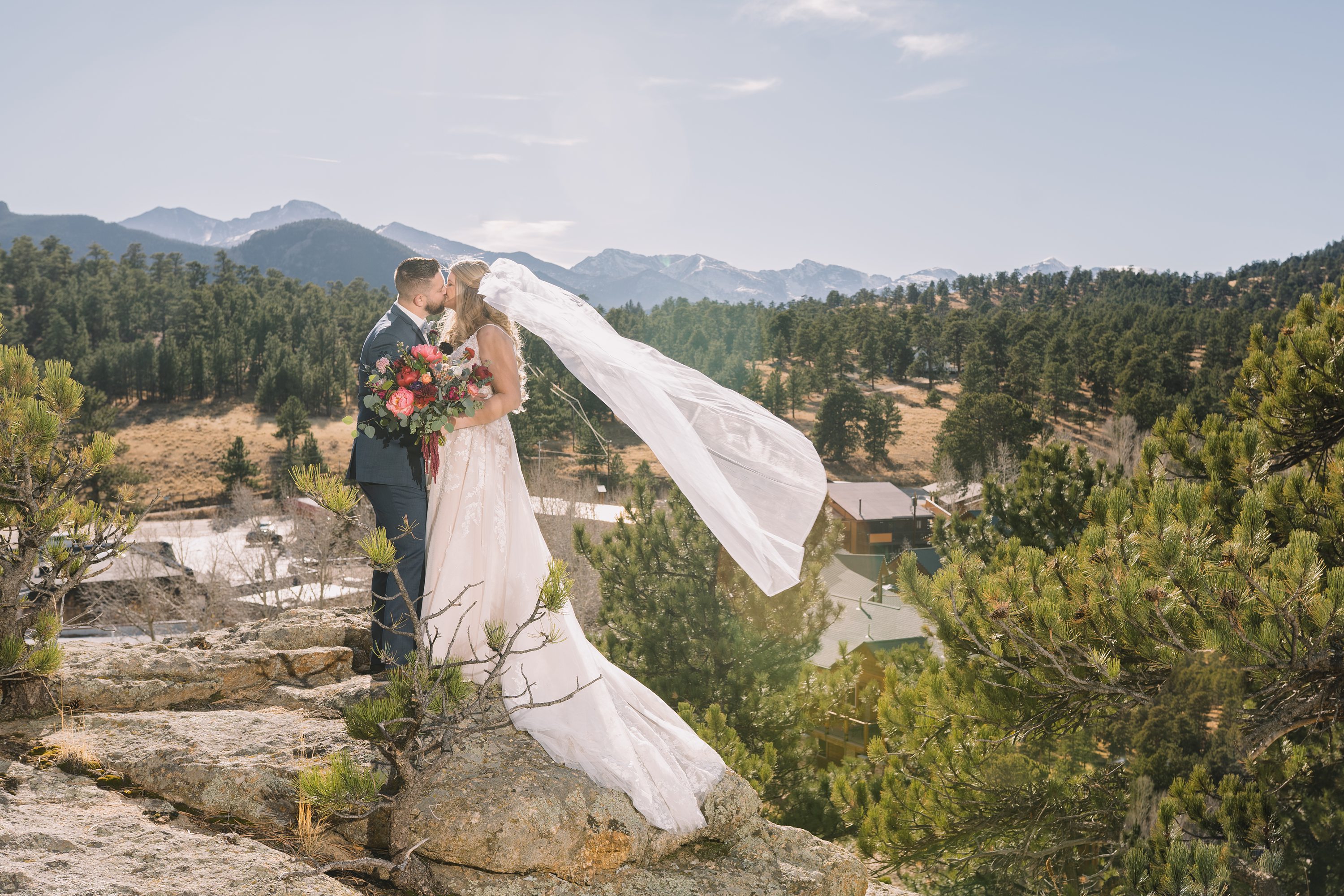 Molly + Richie | SkyView at Fall River Village Estes Park Wedding Photos -  Denver Wedding Photographers - Elevate BlogDenver Wedding Photographers   Elevate Blog